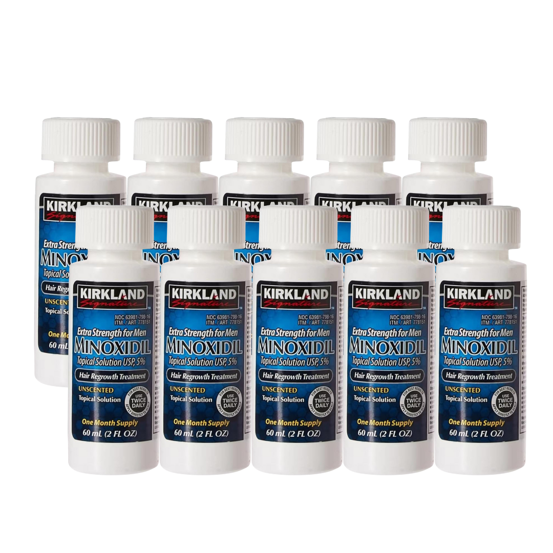 Kirkland Minoxidil 5% – Tratamiento para el Crecimiento del Cabello