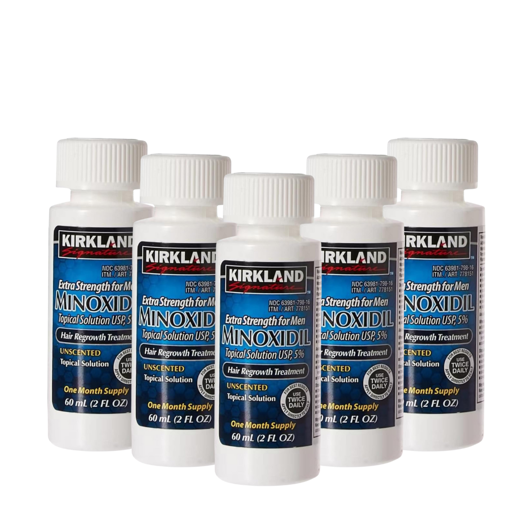 Kirkland Minoxidil 5% – Tratamiento para el Crecimiento del Cabello