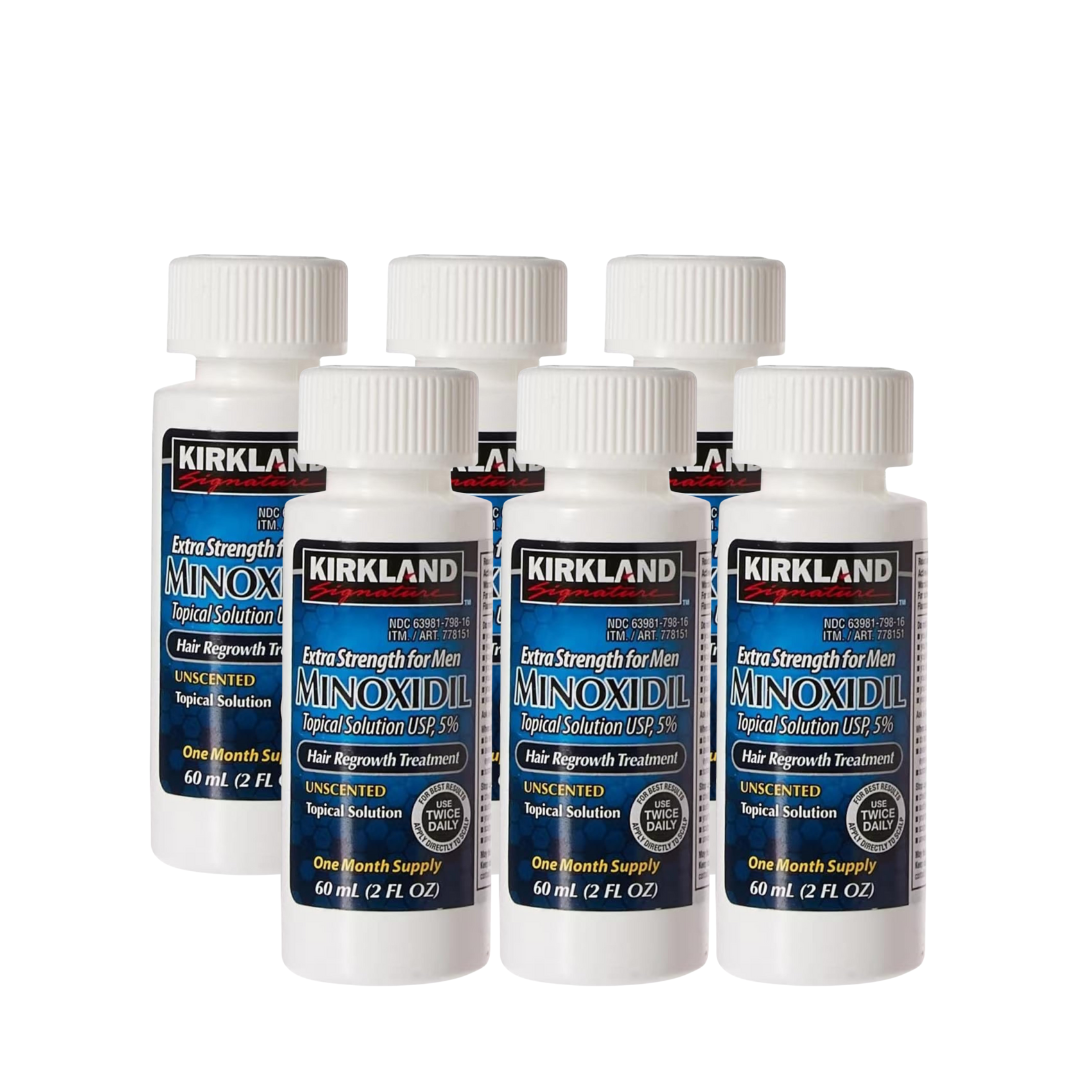 Kirkland Minoxidil 5% – Tratamiento para el Crecimiento del Cabello
