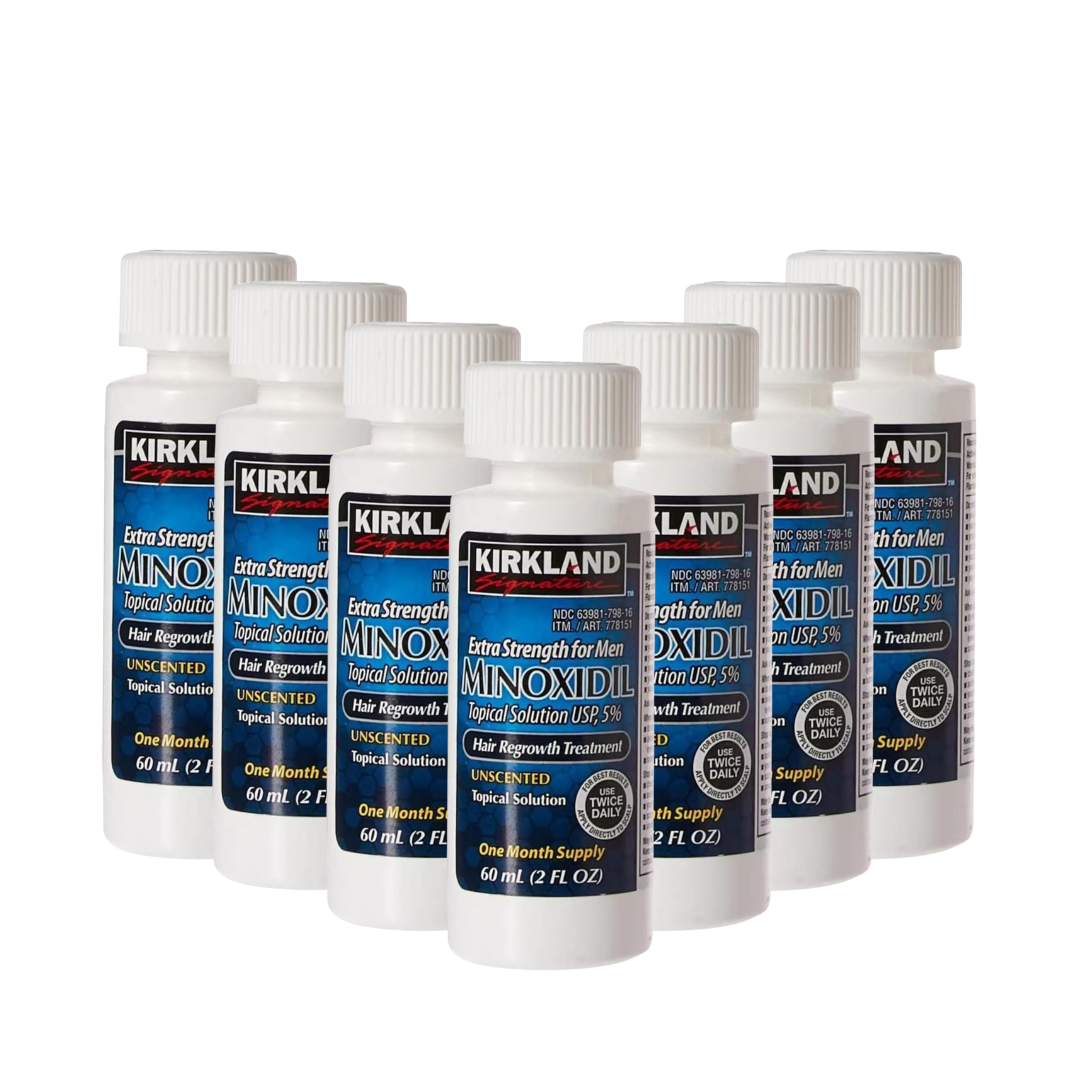 Kirkland Minoxidil 5% – Tratamiento para el Crecimiento del Cabello