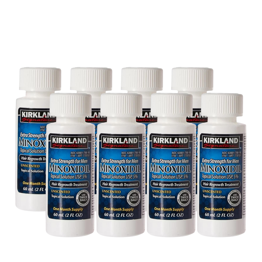 Kirkland Minoxidil 5% – Tratamiento para el Crecimiento del Cabello